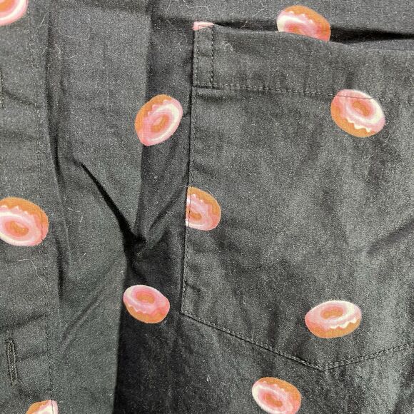 MOLOKAI SURF CO. Button Down Hawaiian Shirt Glazed Donut Short Sleeve Men's XXL - Picture 5 of 8
